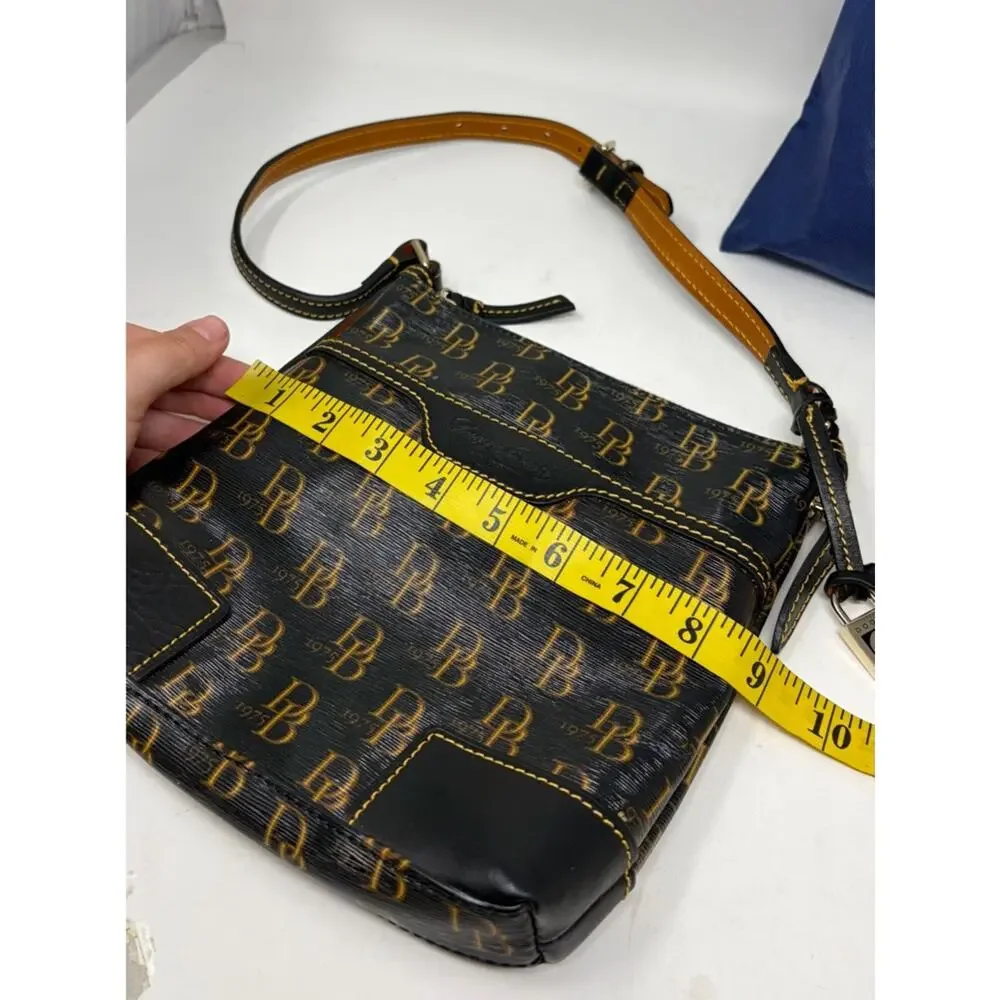 Dooney & Bourke 1975 Signature Letter Carrier Shoulder Bag